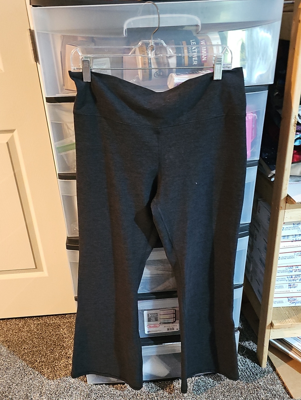 Athletic Works Dark Gray Flare Yoga Pants